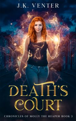 Book cover for Death's Court by J.K. Venter
